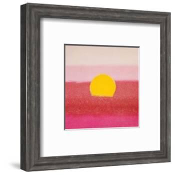 Sunset, c.1972 40/40 (pink)-Andy Warhol-Framed Art Print