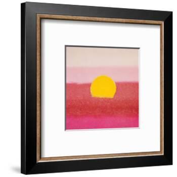 Sunset, c.1972 40/40 (pink)-Andy Warhol-Framed Art Print