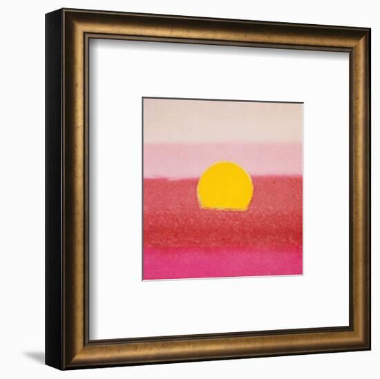 Sunset, c.1972 40/40 (pink)-Andy Warhol-Framed Art Print