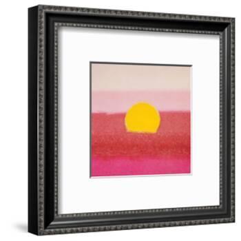 Sunset, c.1972 40/40 (pink)-Andy Warhol-Framed Art Print