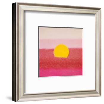 Sunset, c.1972 40/40 (pink)-Andy Warhol-Framed Art Print