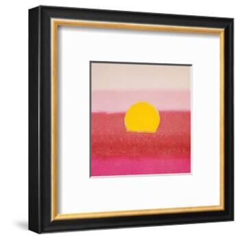 Sunset, c.1972 40/40 (pink)-Andy Warhol-Framed Art Print