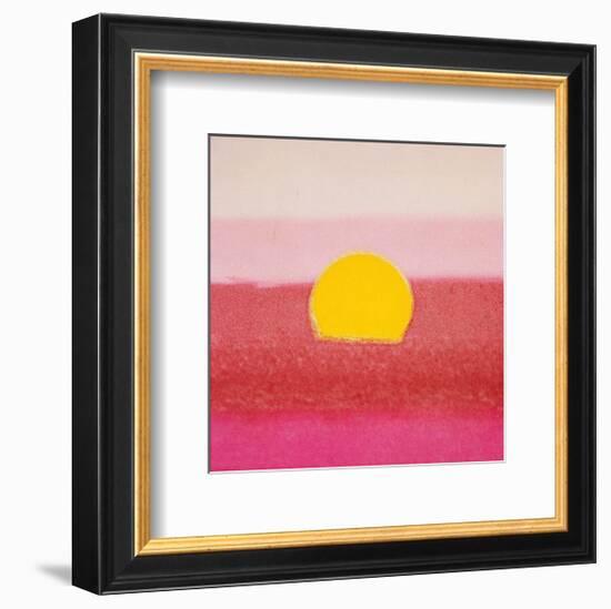 Sunset, c.1972 40/40 (pink)-Andy Warhol-Framed Art Print