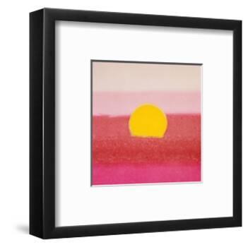 Sunset, c.1972 40/40 (pink)-Andy Warhol-Framed Art Print
