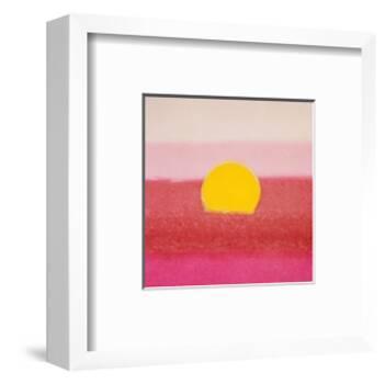 Sunset, c.1972 40/40 (pink)-Andy Warhol-Framed Art Print
