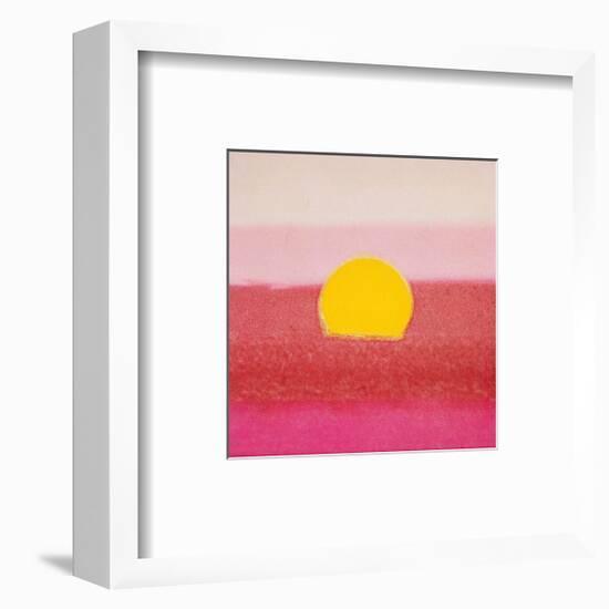 Sunset, c.1972 40/40 (pink)-Andy Warhol-Framed Art Print