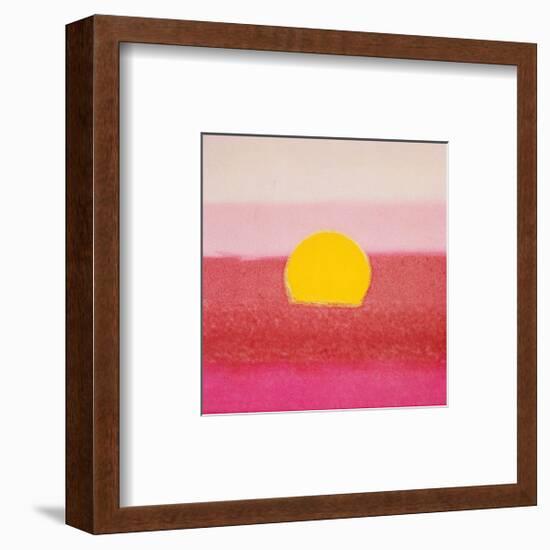 Sunset, c.1972 40/40 (pink)-Andy Warhol-Framed Art Print