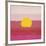 Sunset, c.1972 (hot pink, pink, yellow)-Andy Warhol-Framed Giclee Print