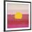 Sunset, c.1972 (hot pink, pink, yellow)-Andy Warhol-Framed Giclee Print