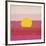 Sunset, c.1972 (hot pink, pink, yellow)-Andy Warhol-Framed Giclee Print