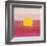 Sunset, c.1972 (hot pink, pink, yellow)-Andy Warhol-Framed Giclee Print