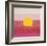 Sunset, c.1972 (hot pink, pink, yellow)-Andy Warhol-Framed Giclee Print