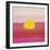 Sunset, c.1972 (hot pink, pink, yellow)-Andy Warhol-Framed Giclee Print