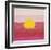 Sunset, c.1972 (hot pink, pink, yellow)-Andy Warhol-Framed Giclee Print