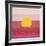 Sunset, c.1972 (hot pink, pink, yellow)-Andy Warhol-Framed Giclee Print