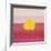 Sunset, c.1972 (hot pink, pink, yellow)-Andy Warhol-Framed Giclee Print