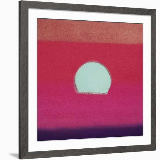 Sunset, c.1972 (hot pink, purple, red, blue)-Andy Warhol-Framed Giclee Print