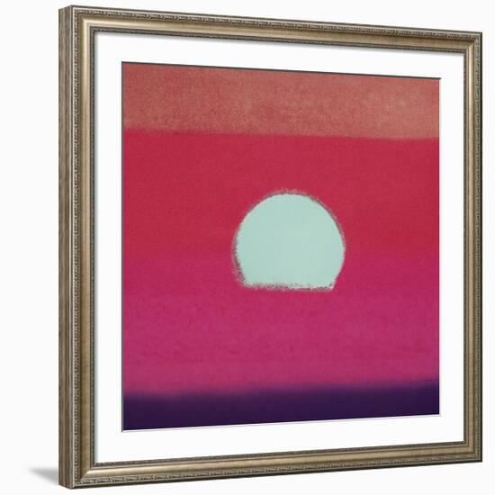 Sunset, c.1972 (hot pink, purple, red, blue)-Andy Warhol-Framed Giclee Print