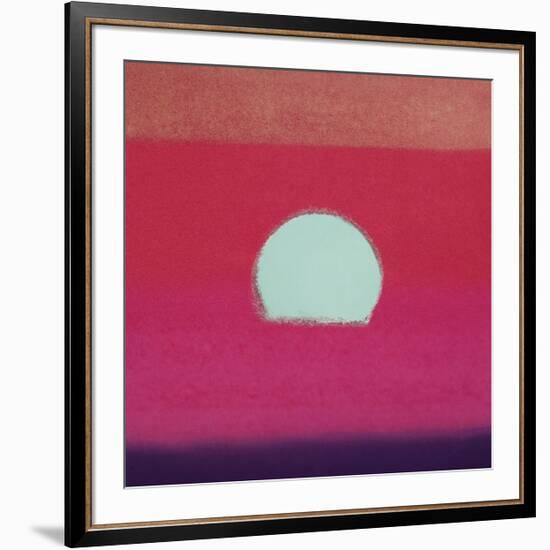 Sunset, c.1972 (hot pink, purple, red, blue)-Andy Warhol-Framed Giclee Print