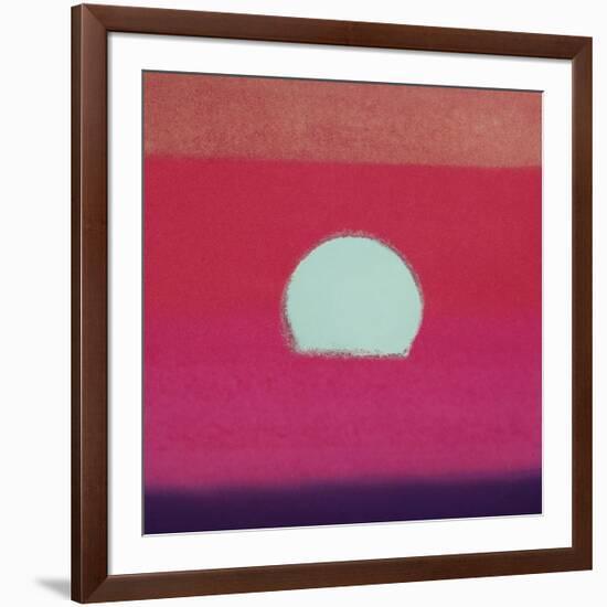 Sunset, c.1972 (hot pink, purple, red, blue)-Andy Warhol-Framed Giclee Print