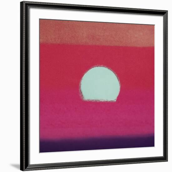 Sunset, c.1972 (hot pink, purple, red, blue)-Andy Warhol-Framed Giclee Print