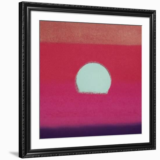 Sunset, c.1972 (hot pink, purple, red, blue)-Andy Warhol-Framed Giclee Print