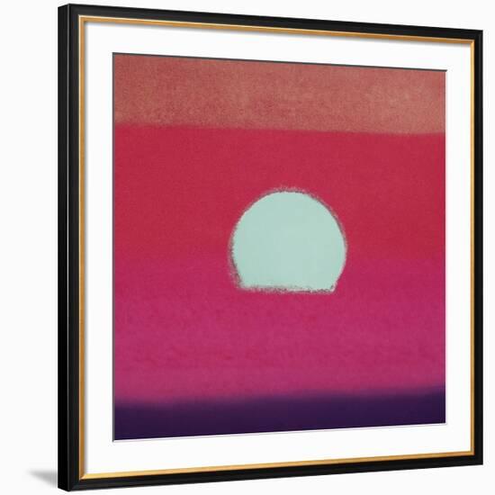 Sunset, c.1972 (hot pink, purple, red, blue)-Andy Warhol-Framed Giclee Print