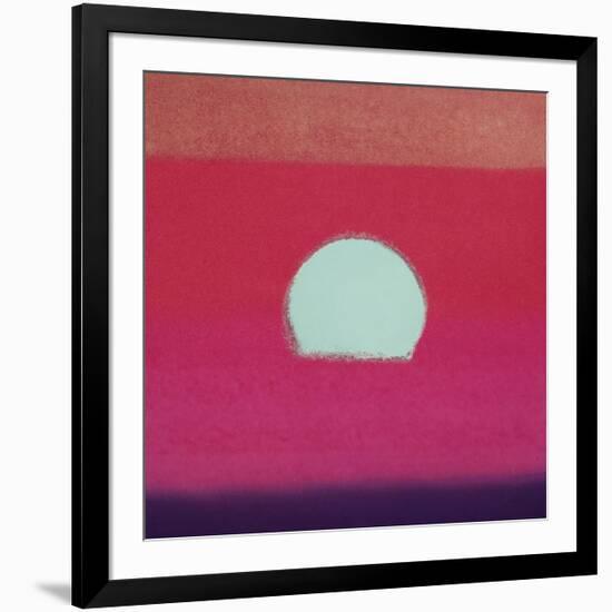 Sunset, c.1972 (hot pink, purple, red, blue)-Andy Warhol-Framed Giclee Print