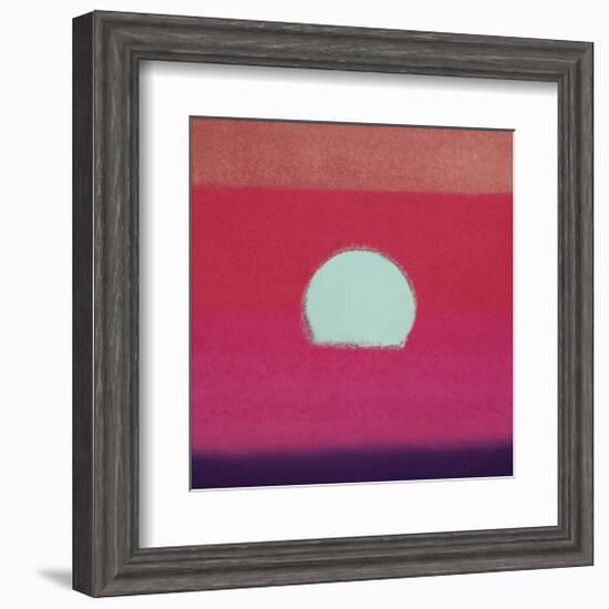 Sunset, c.1972 (hot pink, purple, red, blue)-Andy Warhol-Framed Giclee Print