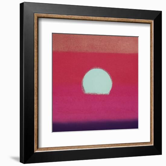 Sunset, c.1972 (hot pink, purple, red, blue)-Andy Warhol-Framed Giclee Print