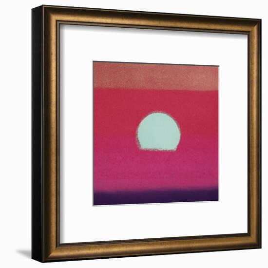 Sunset, c.1972 (hot pink, purple, red, blue)-Andy Warhol-Framed Giclee Print