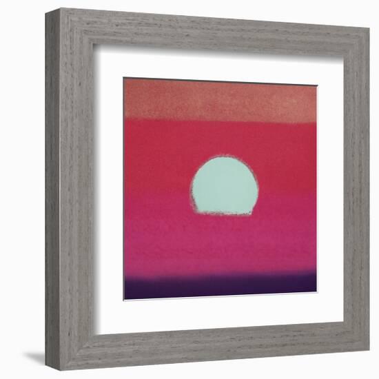 Sunset, c.1972 (hot pink, purple, red, blue)-Andy Warhol-Framed Giclee Print