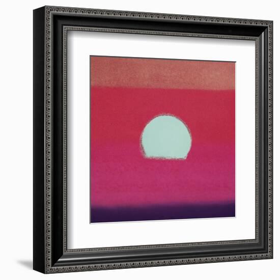 Sunset, c.1972 (hot pink, purple, red, blue)-Andy Warhol-Framed Giclee Print