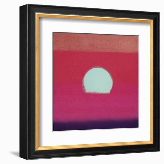 Sunset, c.1972 (hot pink, purple, red, blue)-Andy Warhol-Framed Giclee Print