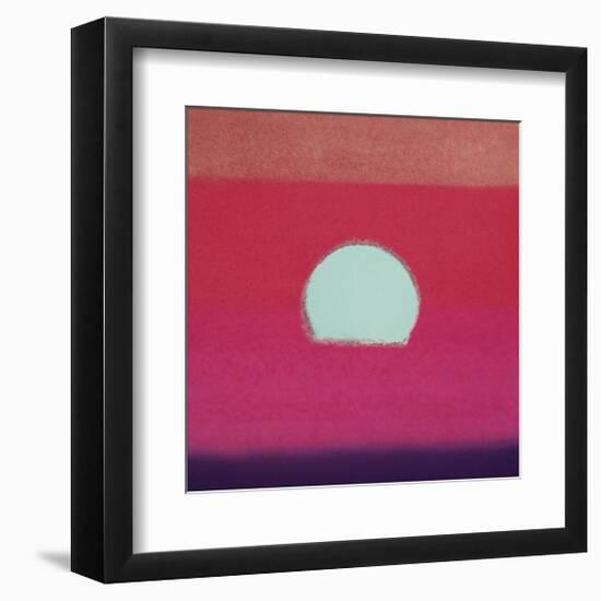 Sunset, c.1972 (hot pink, purple, red, blue)-Andy Warhol-Framed Giclee Print