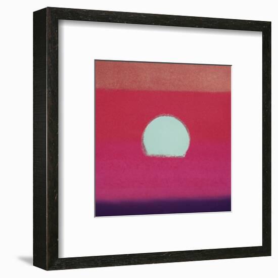 Sunset, c.1972 (hot pink, purple, red, blue)-Andy Warhol-Framed Giclee Print