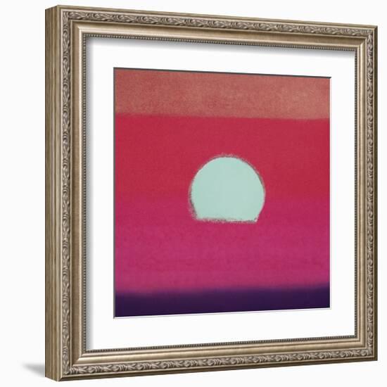 Sunset, c.1972 (hot pink, purple, red, blue)-Andy Warhol-Framed Giclee Print