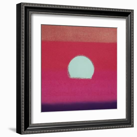 Sunset, c.1972 (hot pink, purple, red, blue)-Andy Warhol-Framed Giclee Print