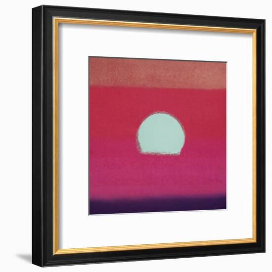 Sunset, c.1972 (hot pink, purple, red, blue)-Andy Warhol-Framed Giclee Print