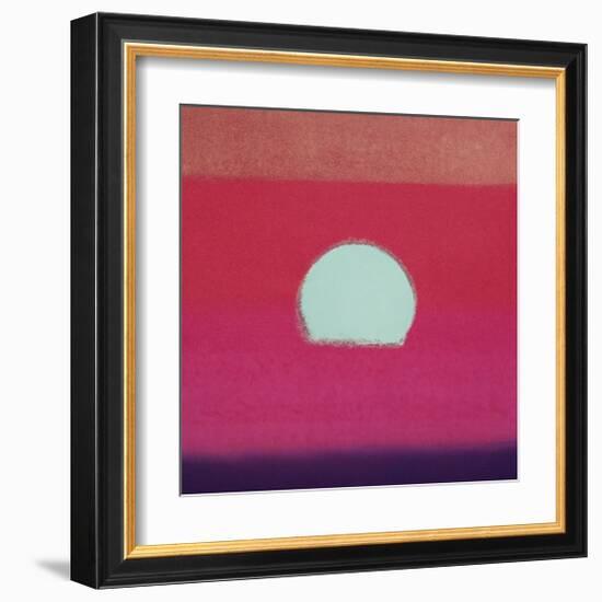 Sunset, c.1972 (hot pink, purple, red, blue)-Andy Warhol-Framed Giclee Print