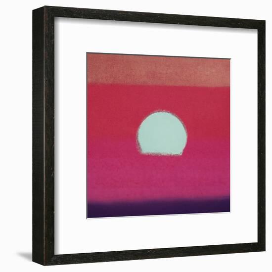 Sunset, c.1972 (hot pink, purple, red, blue)-Andy Warhol-Framed Giclee Print