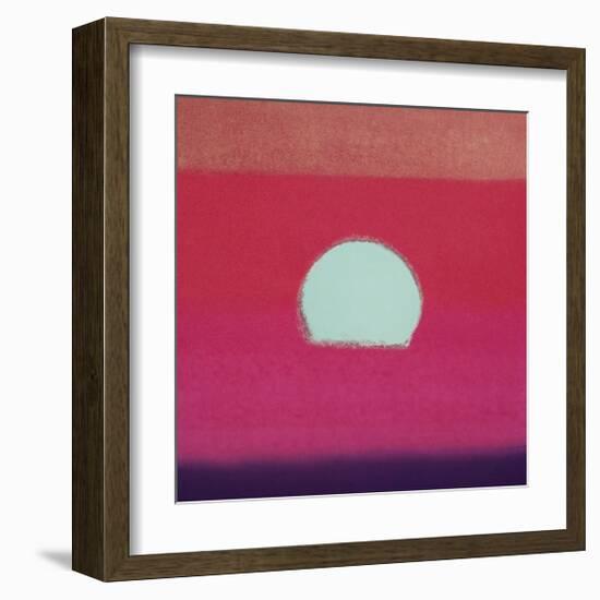 Sunset, c.1972 (hot pink, purple, red, blue)-Andy Warhol-Framed Giclee Print