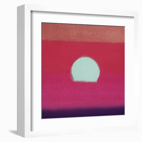 Sunset, c.1972 (hot pink, purple, red, blue)-Andy Warhol-Framed Giclee Print