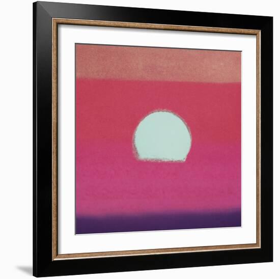 Sunset, c.1972 (hot pink, purple, red, blue)-Andy Warhol-Framed Giclee Print