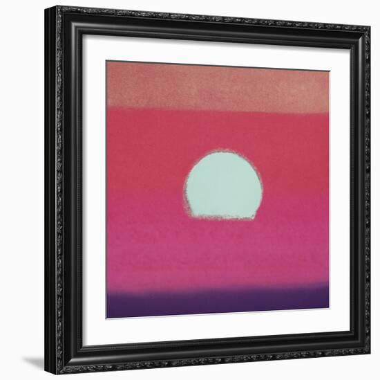 Sunset, c.1972 (hot pink, purple, red, blue)-Andy Warhol-Framed Giclee Print