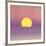 Sunset, c.1972 (pink, purple, yellow)-Andy Warhol-Framed Giclee Print