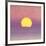 Sunset, c.1972 (pink, purple, yellow)-Andy Warhol-Framed Giclee Print