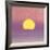 Sunset, c.1972 (pink, purple, yellow)-Andy Warhol-Framed Giclee Print