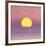 Sunset, c.1972 (pink, purple, yellow)-Andy Warhol-Framed Giclee Print