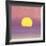 Sunset, c.1972 (pink, purple, yellow)-Andy Warhol-Framed Giclee Print